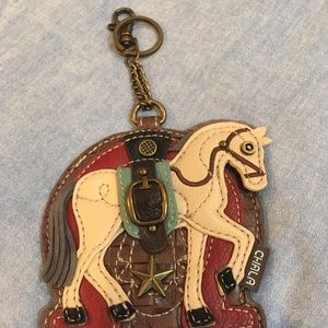 Chala Faux Leather keychain/key fob/coin purse